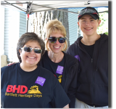 Carmen, Kim and Matthew volunteering at Bartlett Heritage Days Carmen, Kim and Matthew volunteering at Bartlett Heritage Days